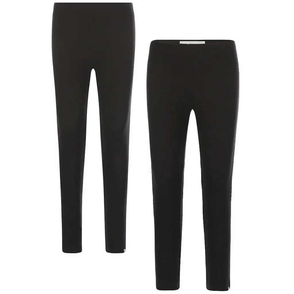 Twee Leggings (black/black rib)