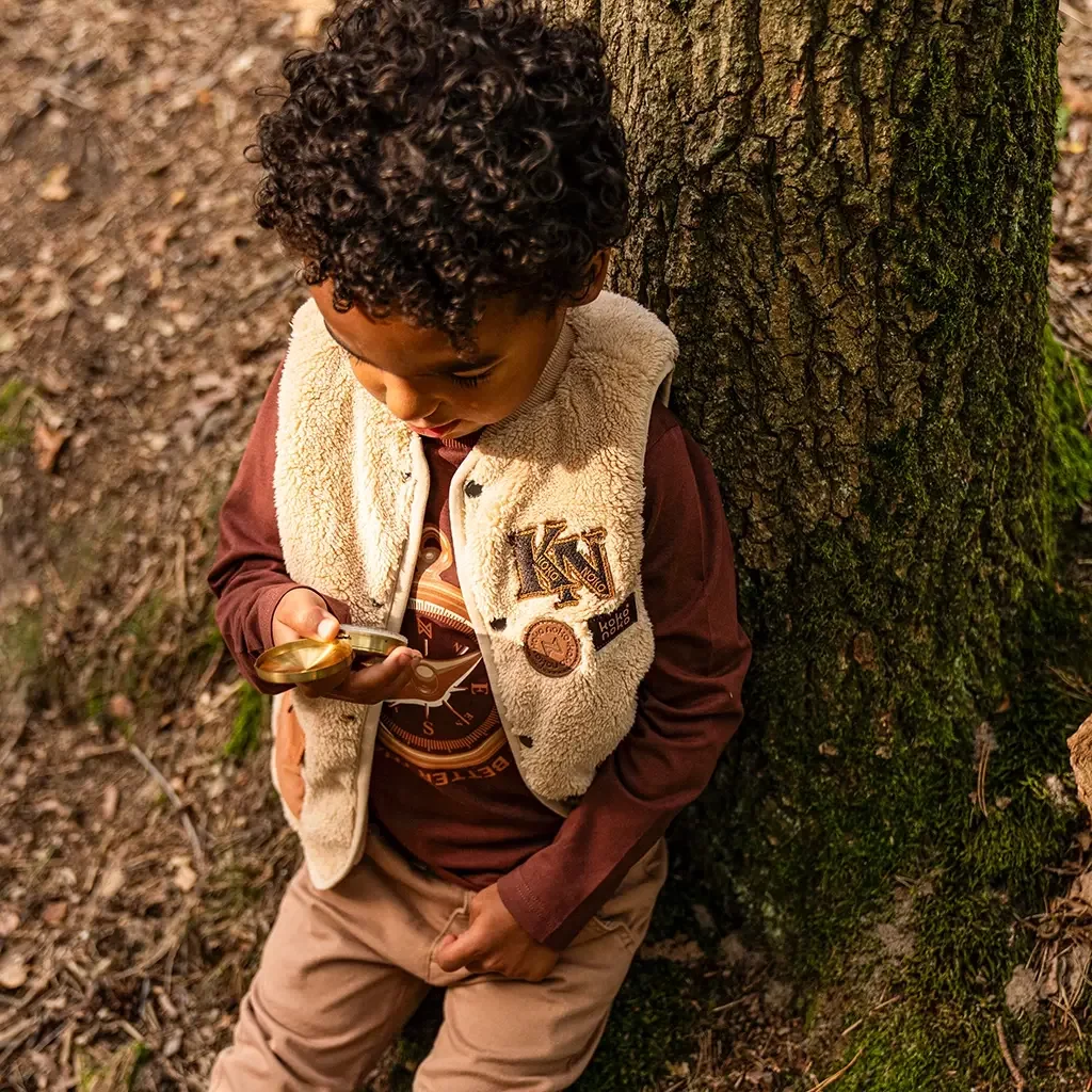 Broek tapered (camel)