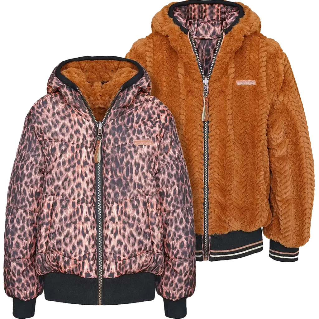 Winterjas Bomby REVERSIBLE (toffee)