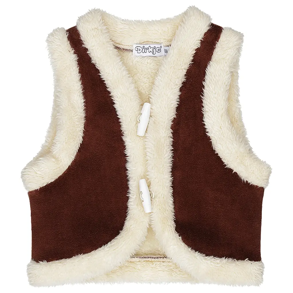 Gilet teddy Shine (brown)