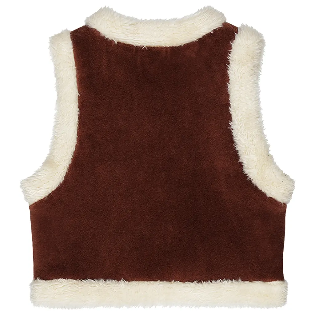 Gilet teddy Shine (brown)