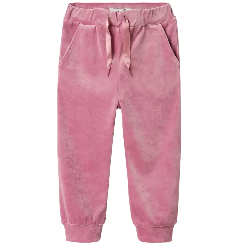 Broek velours Rille (mauve orchid)