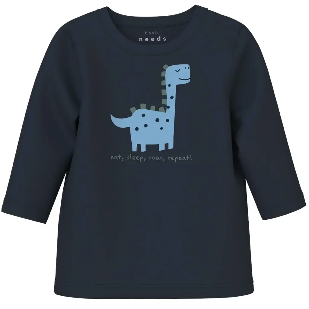 Longsleeve Vacion (dark sapphire dinosaur)