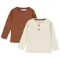 Dirkje Set 2 shirts Hi (dark brown)