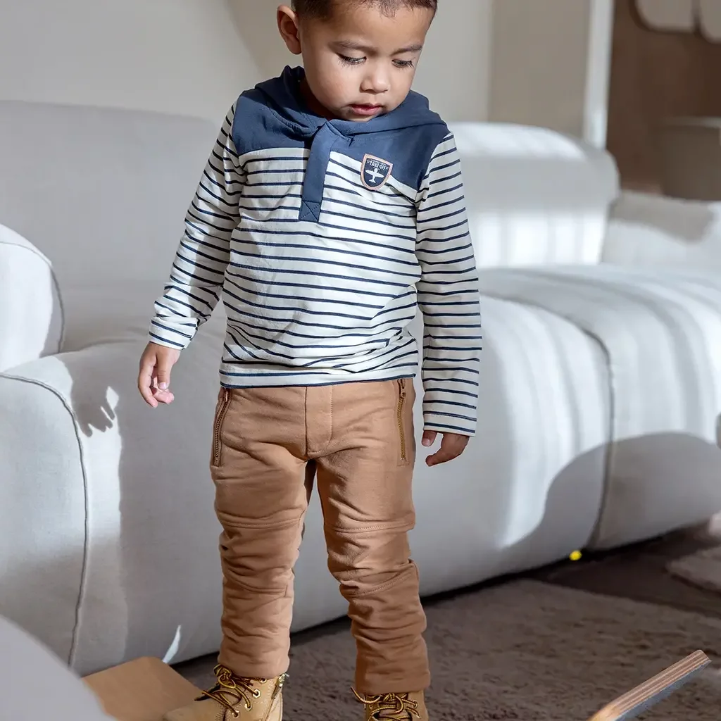 Joggingbroek Lets get going (brown)