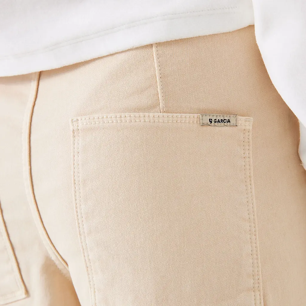 Broek wide fit (ivory cream)