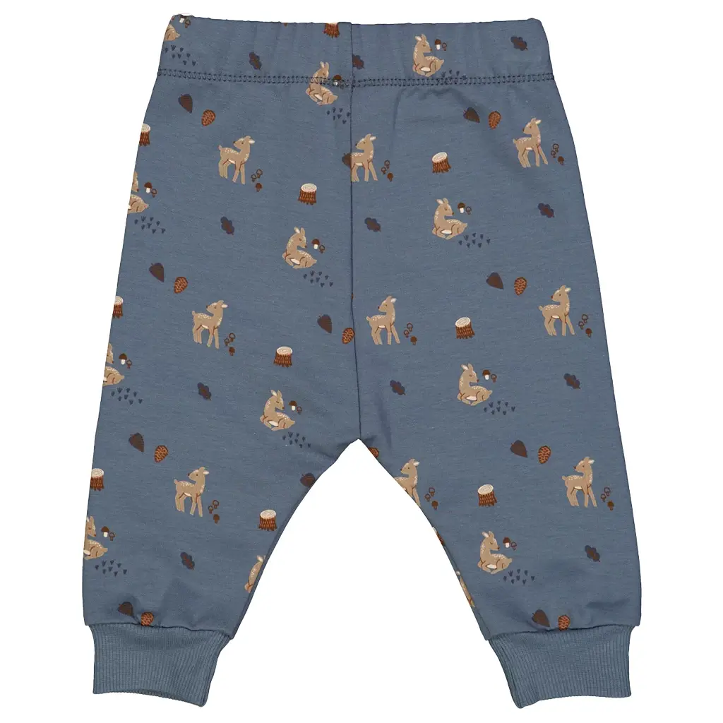 Joggingbroekje Deer (stormy blue/shade/bark)