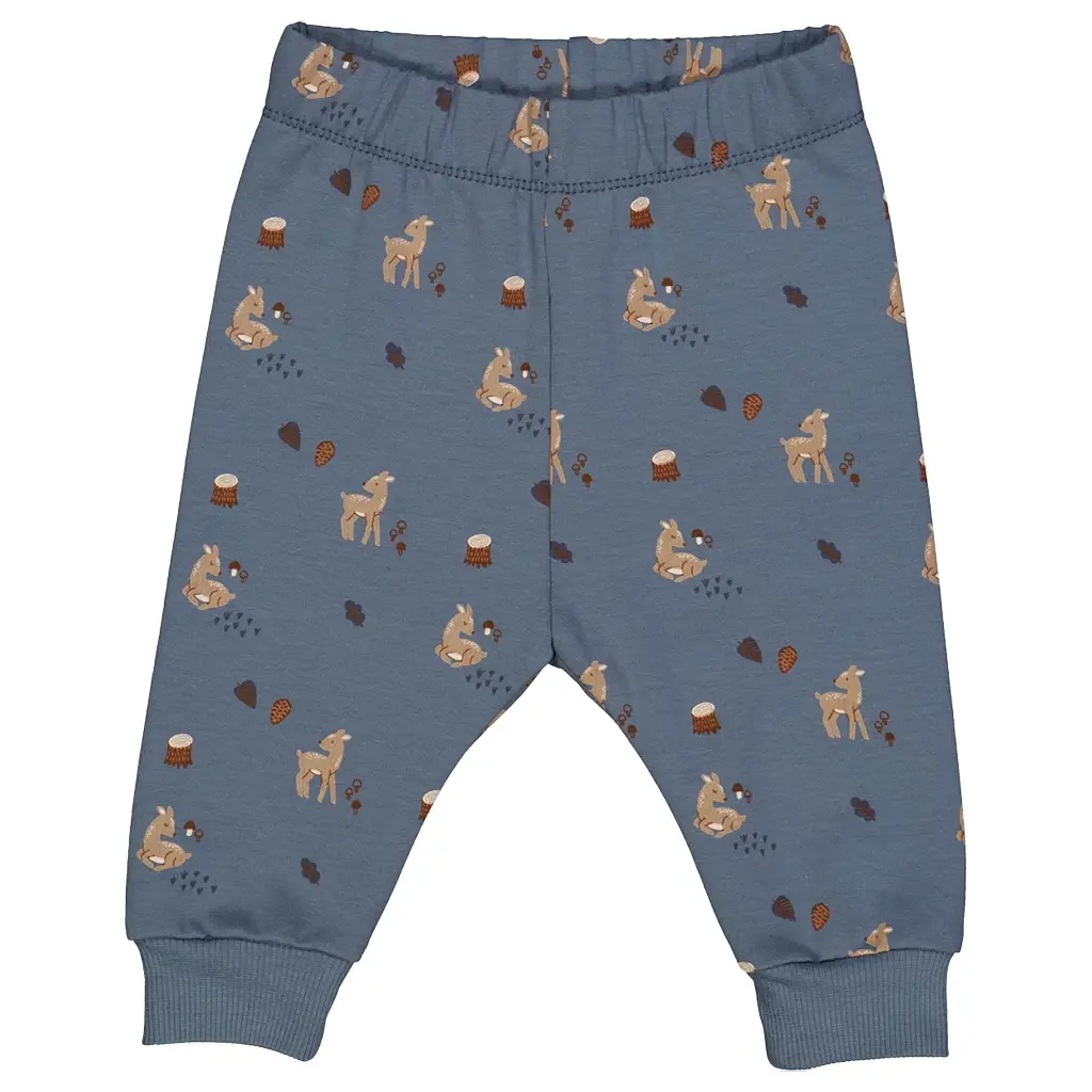 Joggingbroekje Deer (stormy blue/shade/bark)