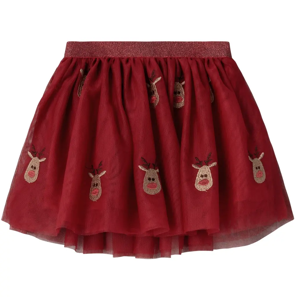 KERST tulle rokje Veross (jester red)