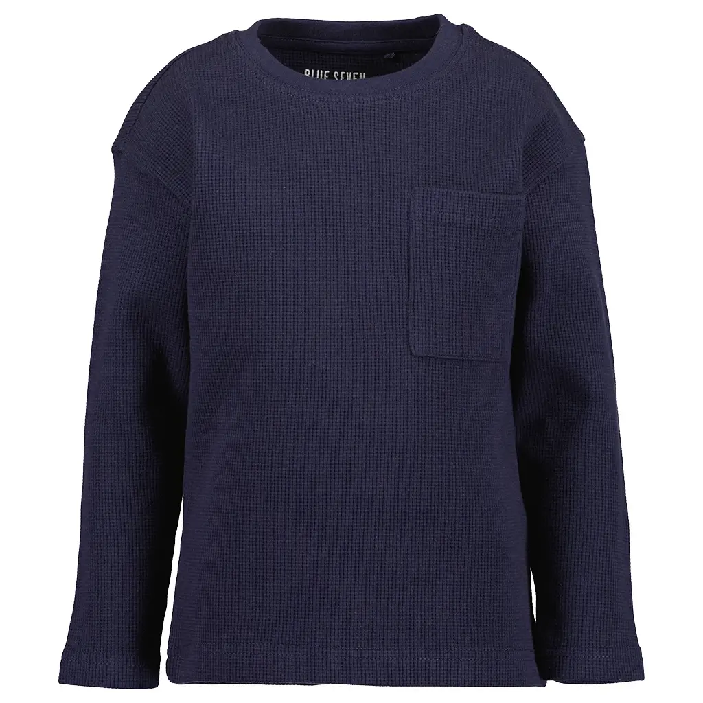 Longsleeve waffle  (night blue)