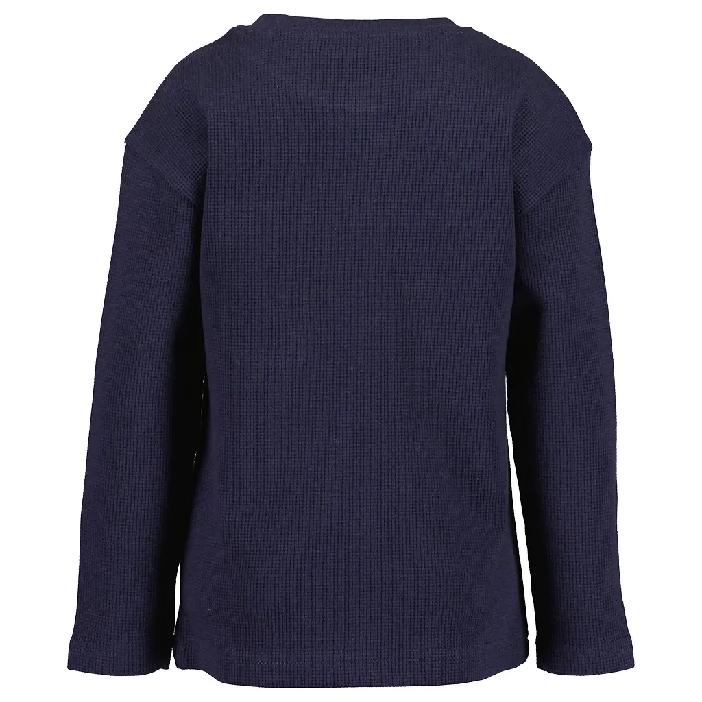 Longsleeve waffle  (night blue)