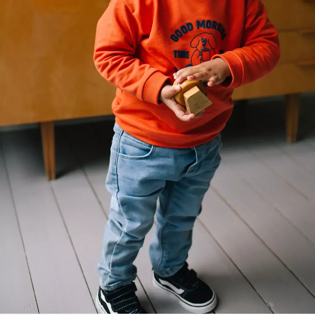 Spijkerbroekje jogg (mid blue denim)