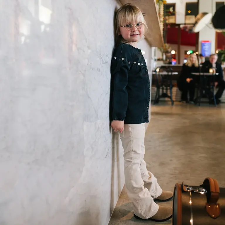 Broek flared (stone)