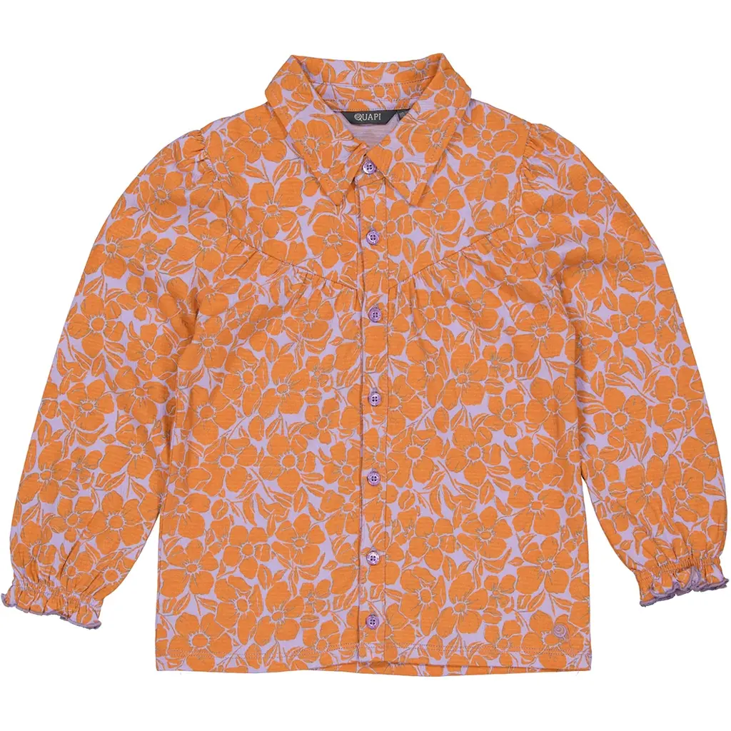 Blouse (aop orange flower)