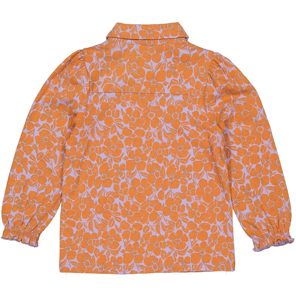 Blouse (aop orange flower)