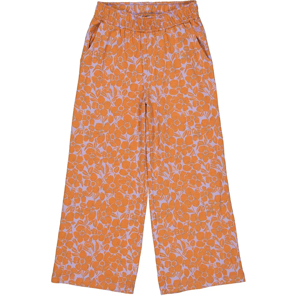 Broek (aop orange flower)