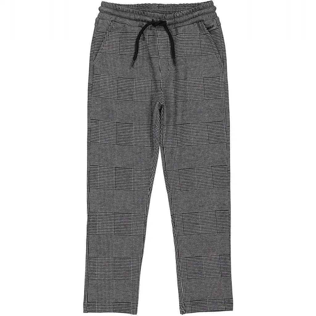 Joggingbroek (yarn dye black check)