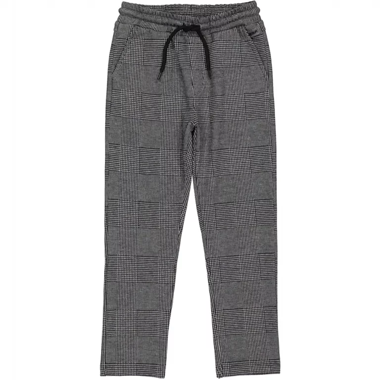 Joggingbroek Dyon (yarn dye black check)