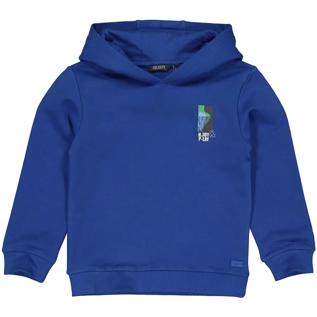 Trui hoodie (mid blue)