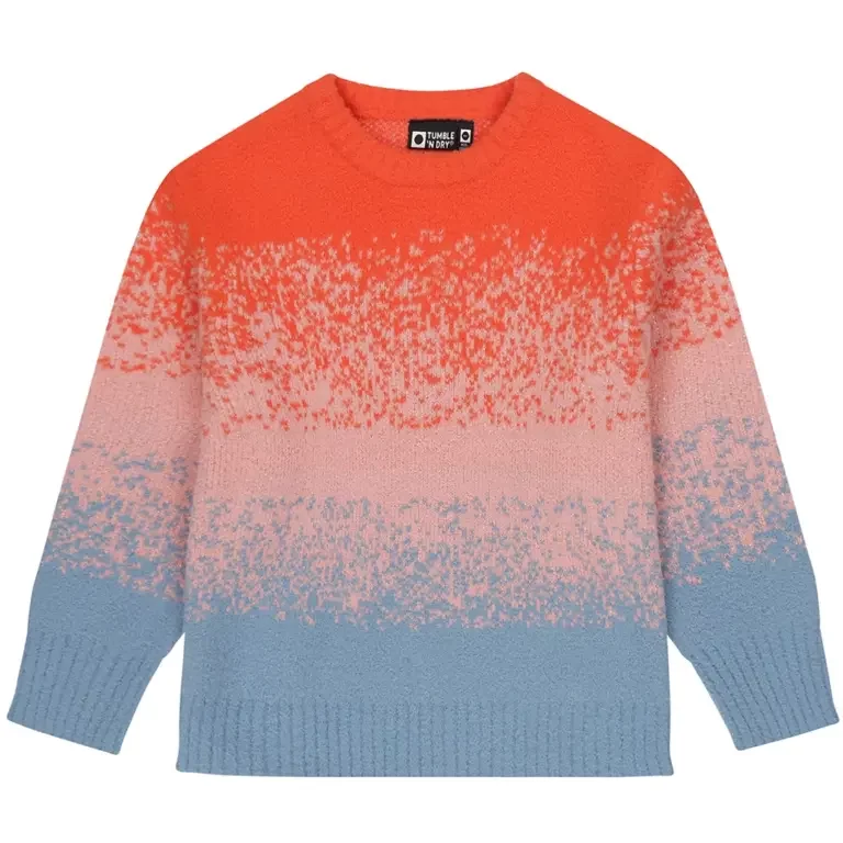 Gebreide trui Savoir (mandarin red)