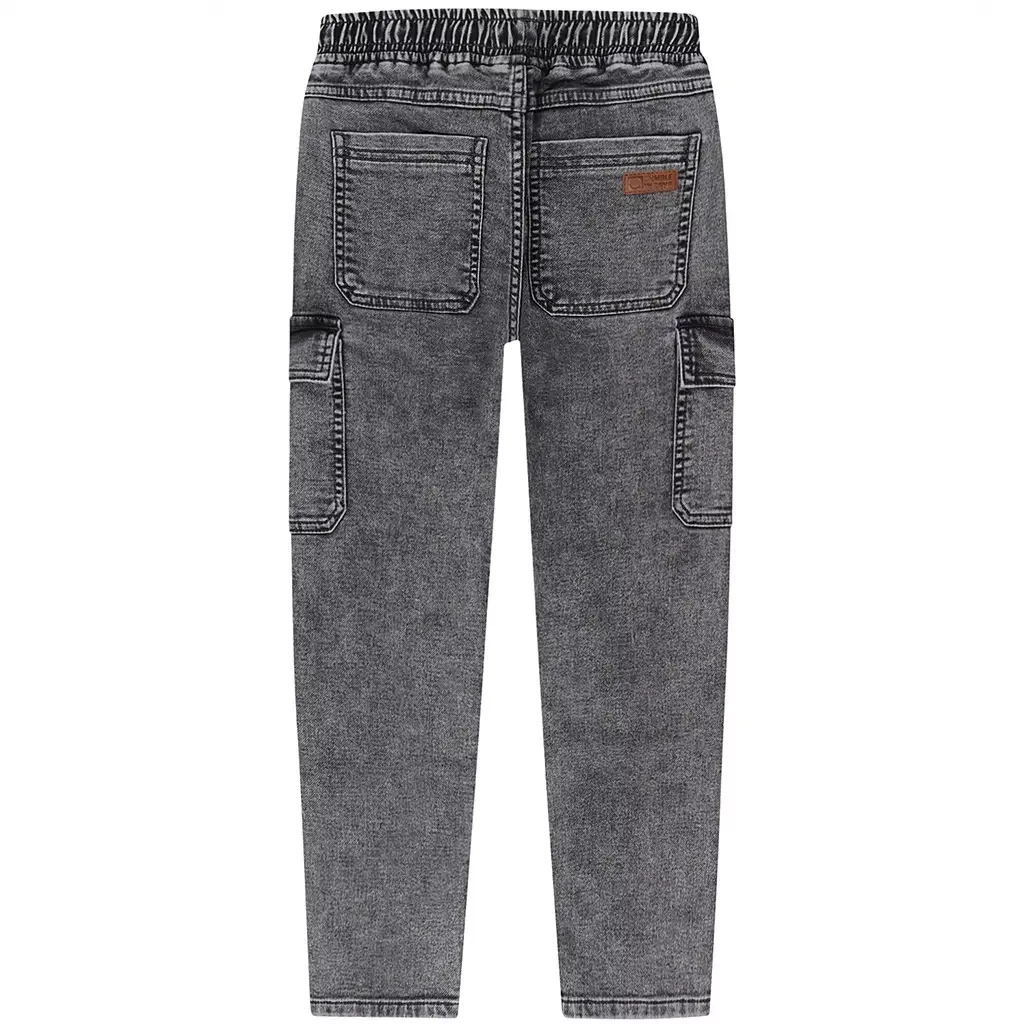 Jeans Jaro cargo fit (denim grey stonewash)