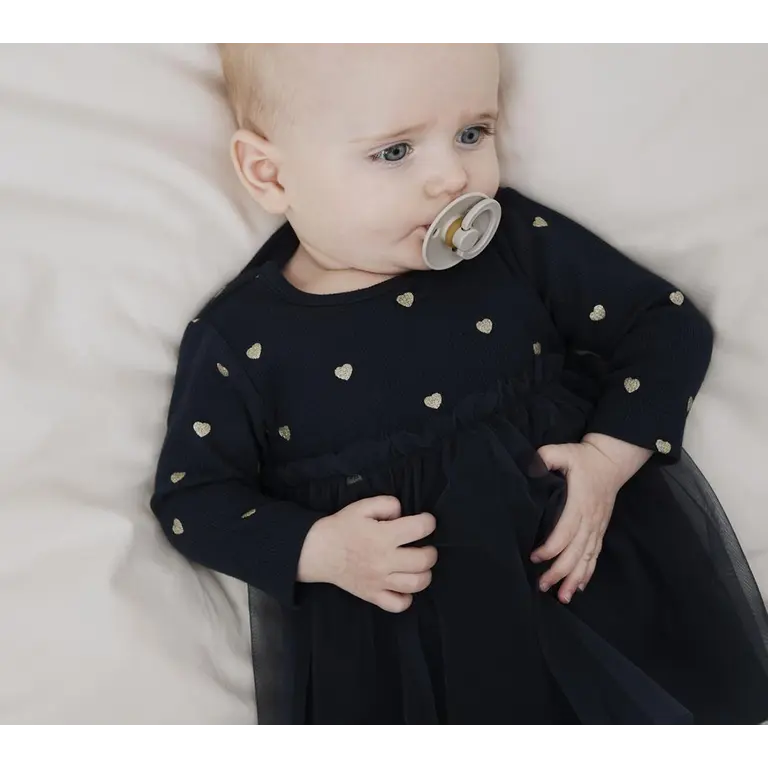 Feest jurkje Nadja (dark sapphire)