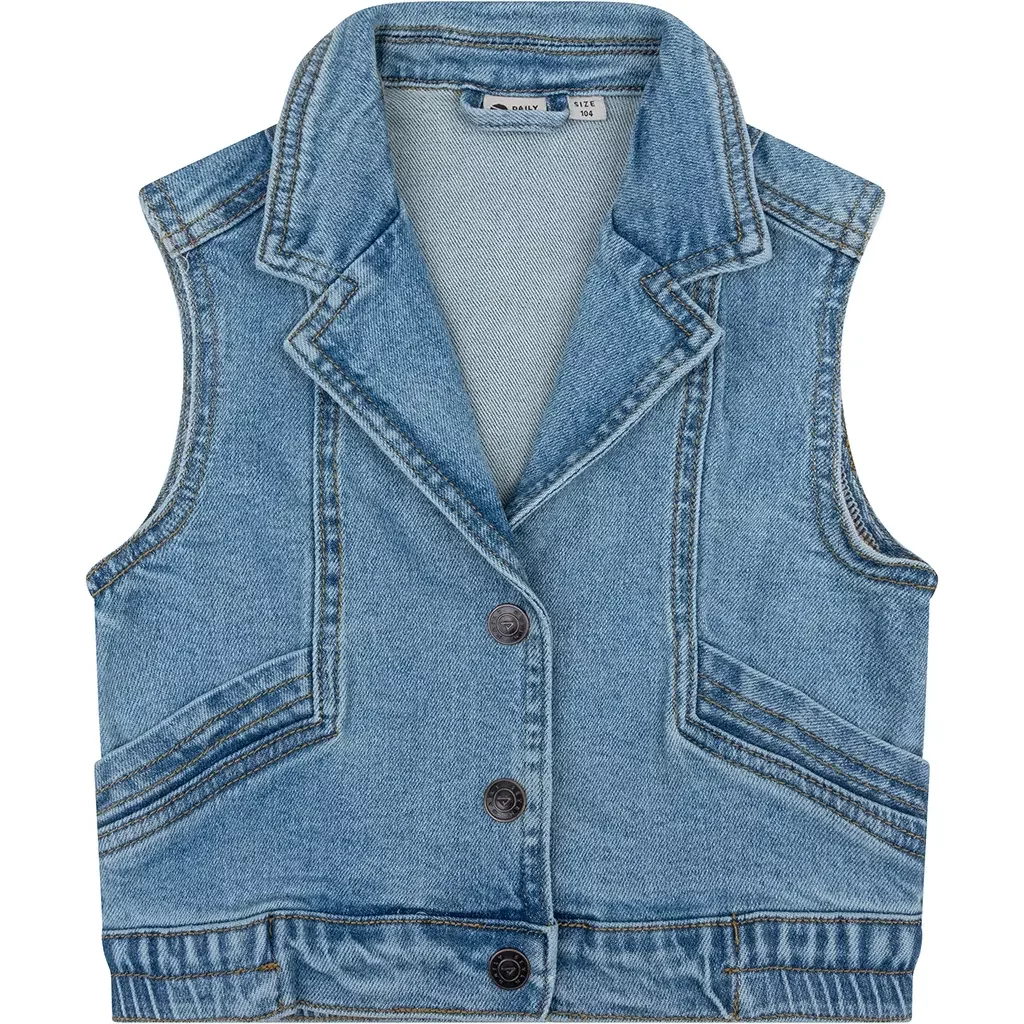 Spijker gilet (used medium denim)