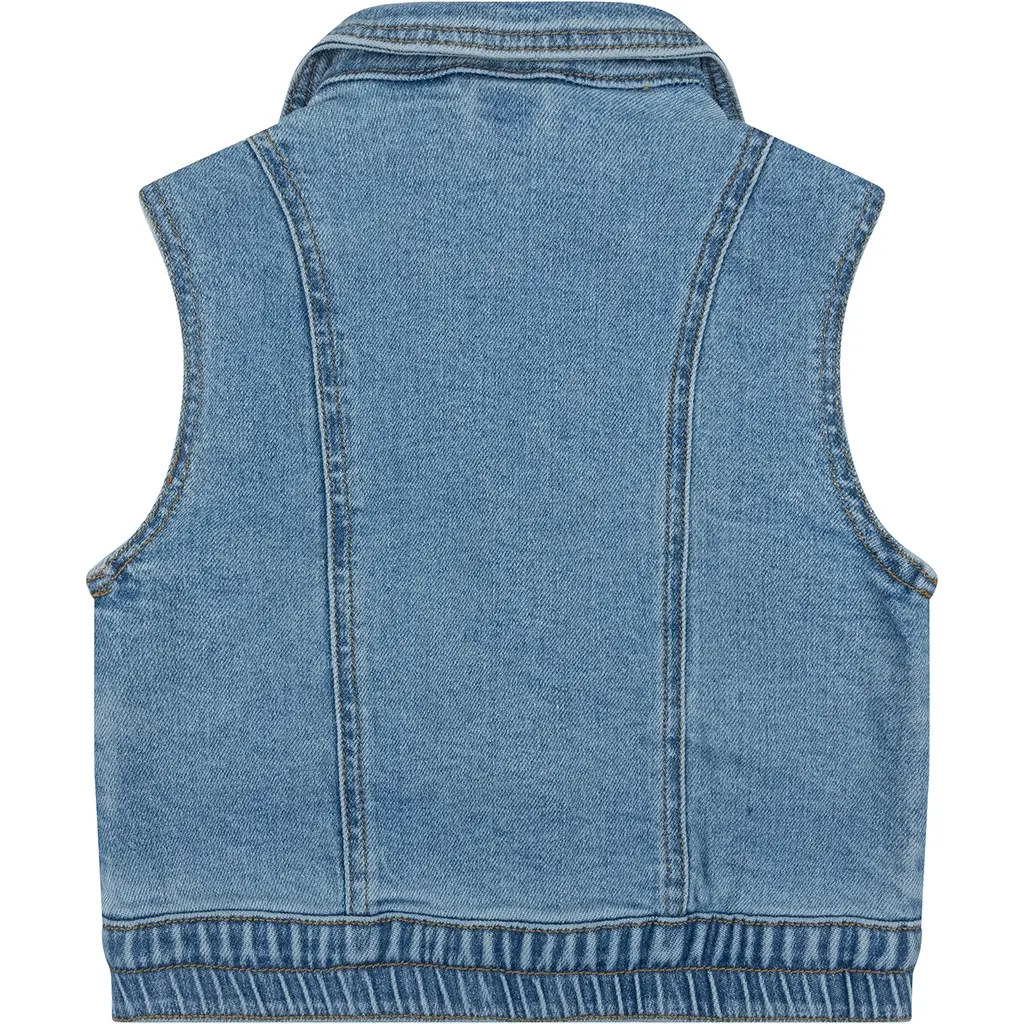 Spijker gilet (used medium denim)