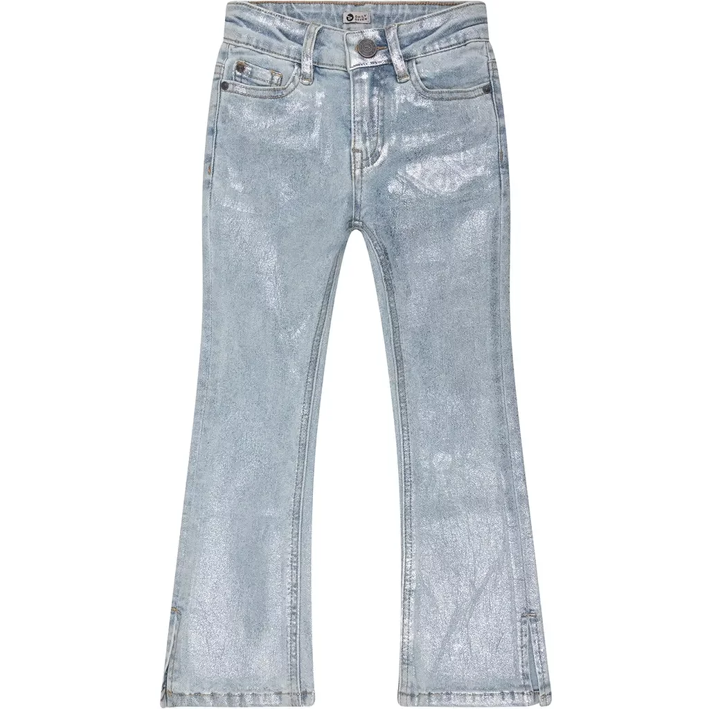 Broek flared (silver)