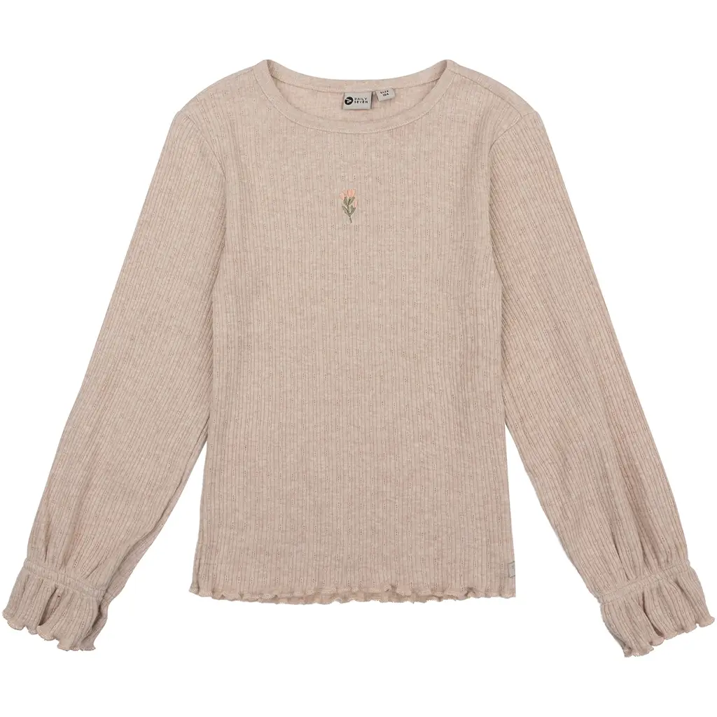 Longsleeve rib (beige melange)