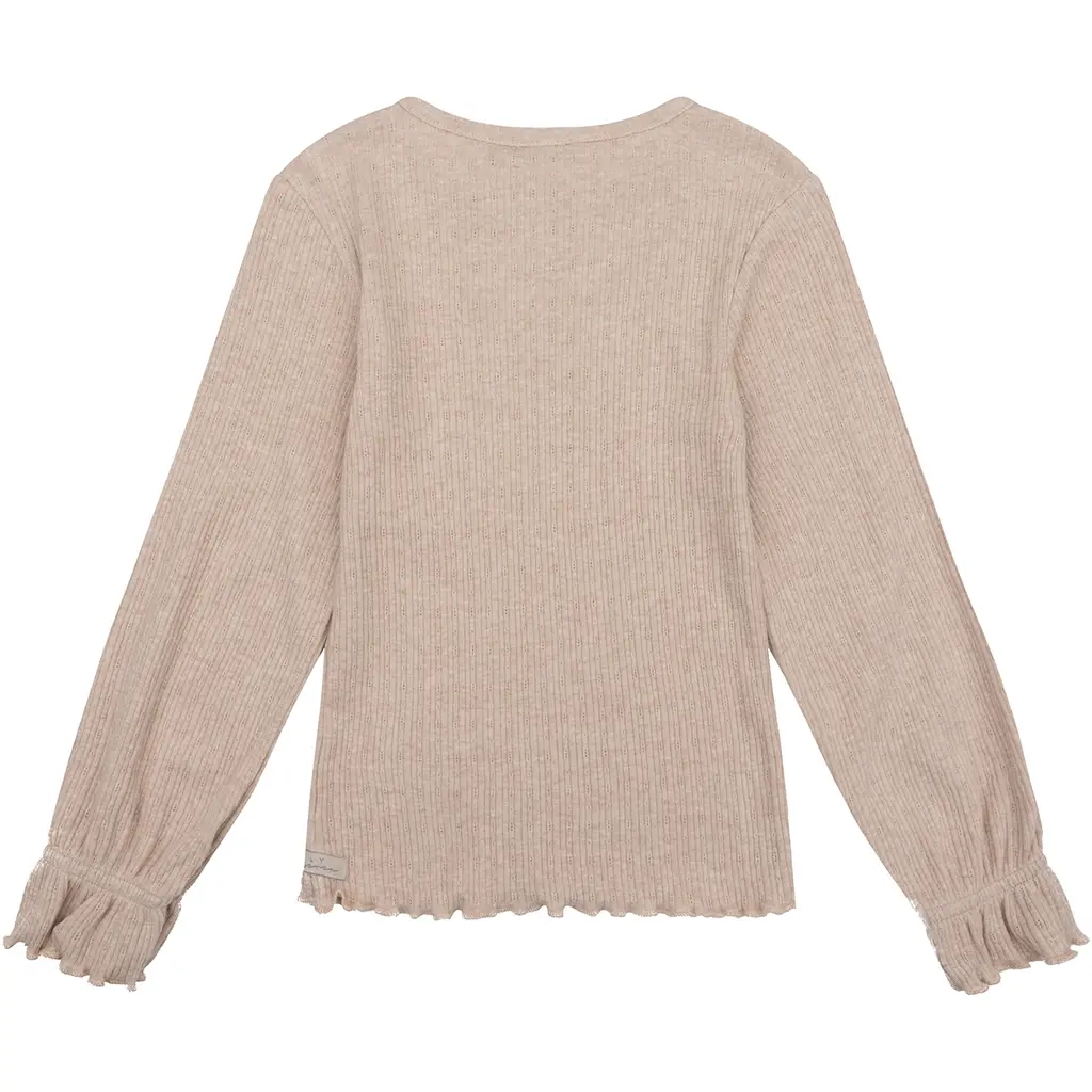 Longsleeve rib (beige melange)