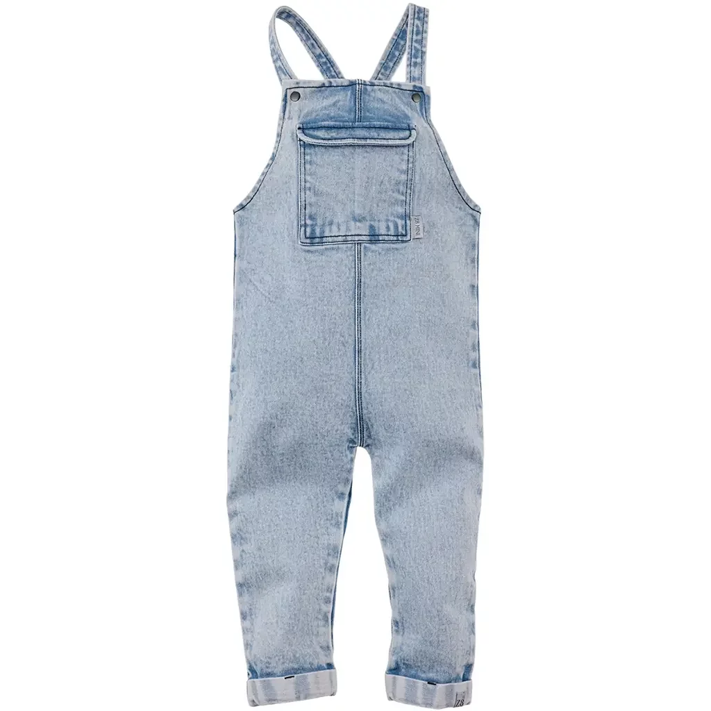 Jeans tuinbroekje Jelte (light blue)