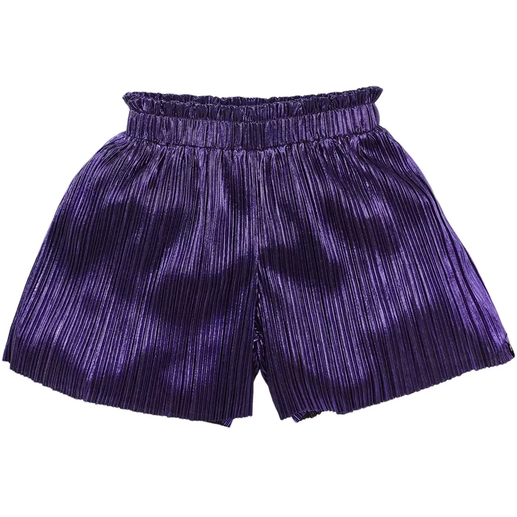 Shorts glitter plisse Frenchy (acai)