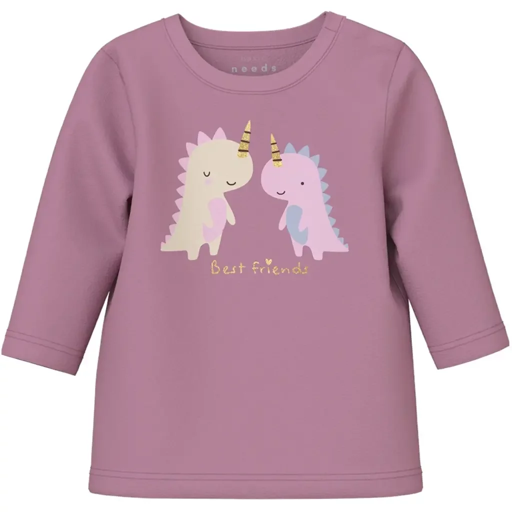 Longsleeve Vuvie (mauve orchid unicorns)