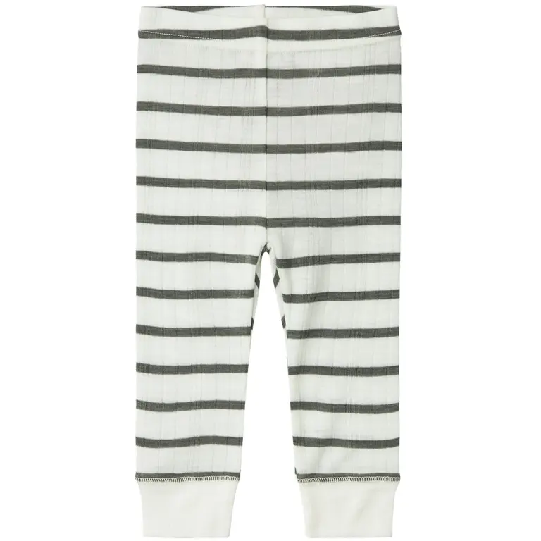 Broekje merino Wang (snow white/mulled basil)