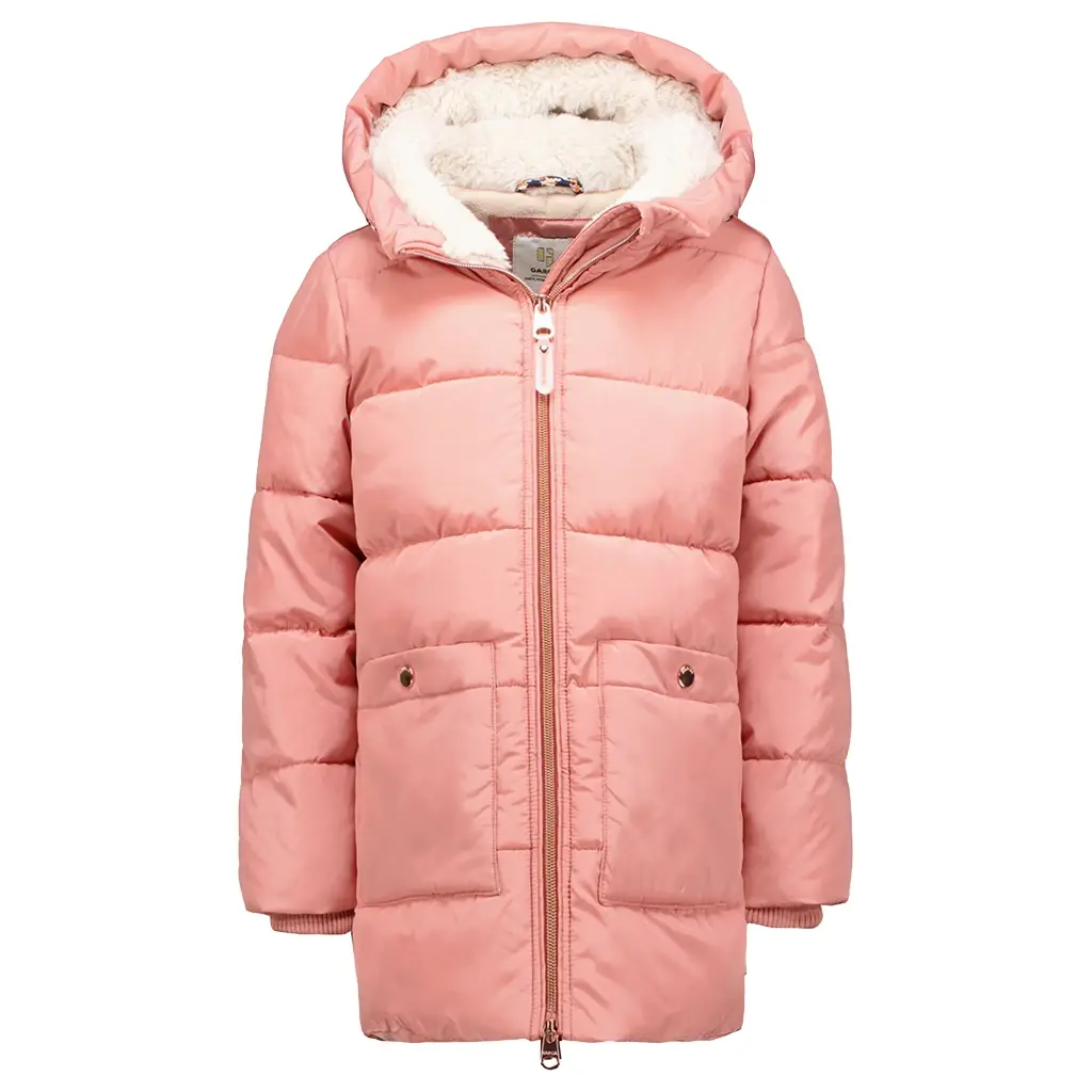 Winterjas parka (dark blush)