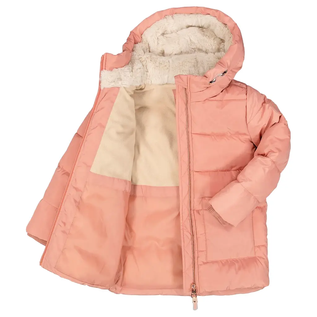 Winterjas parka (dark blush)