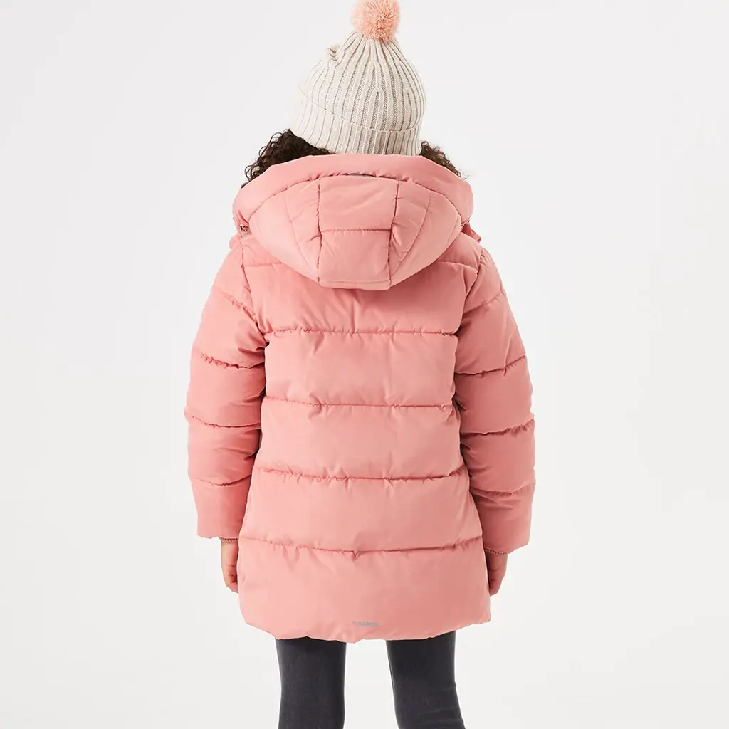 Winterjas parka (dark blush)