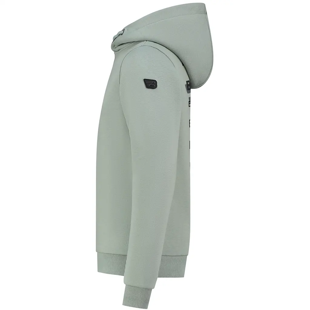 Trui hoodie slim fit (dark mint)