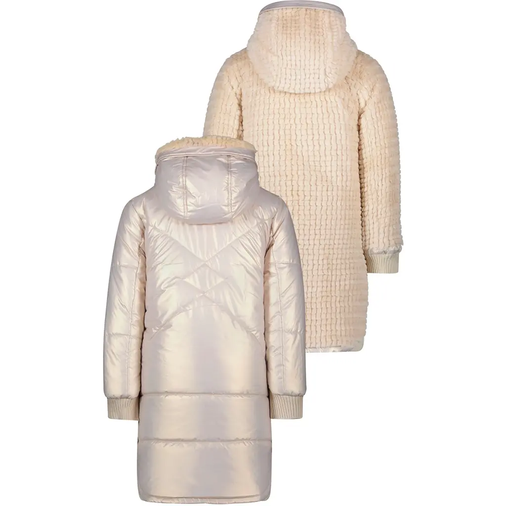 Winterjas Ariana REVERSIBLE (metallic lt. gold)