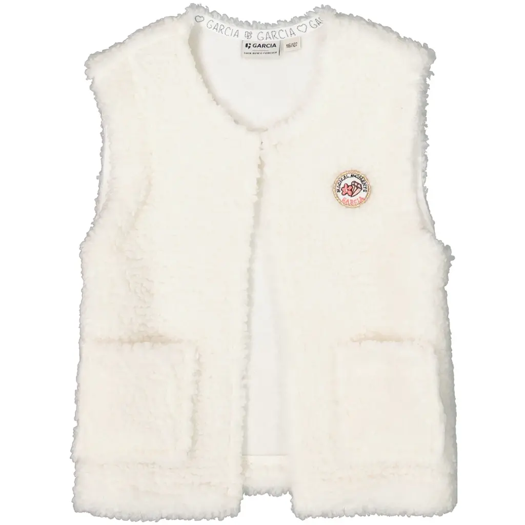 Gilet teddy (off white)