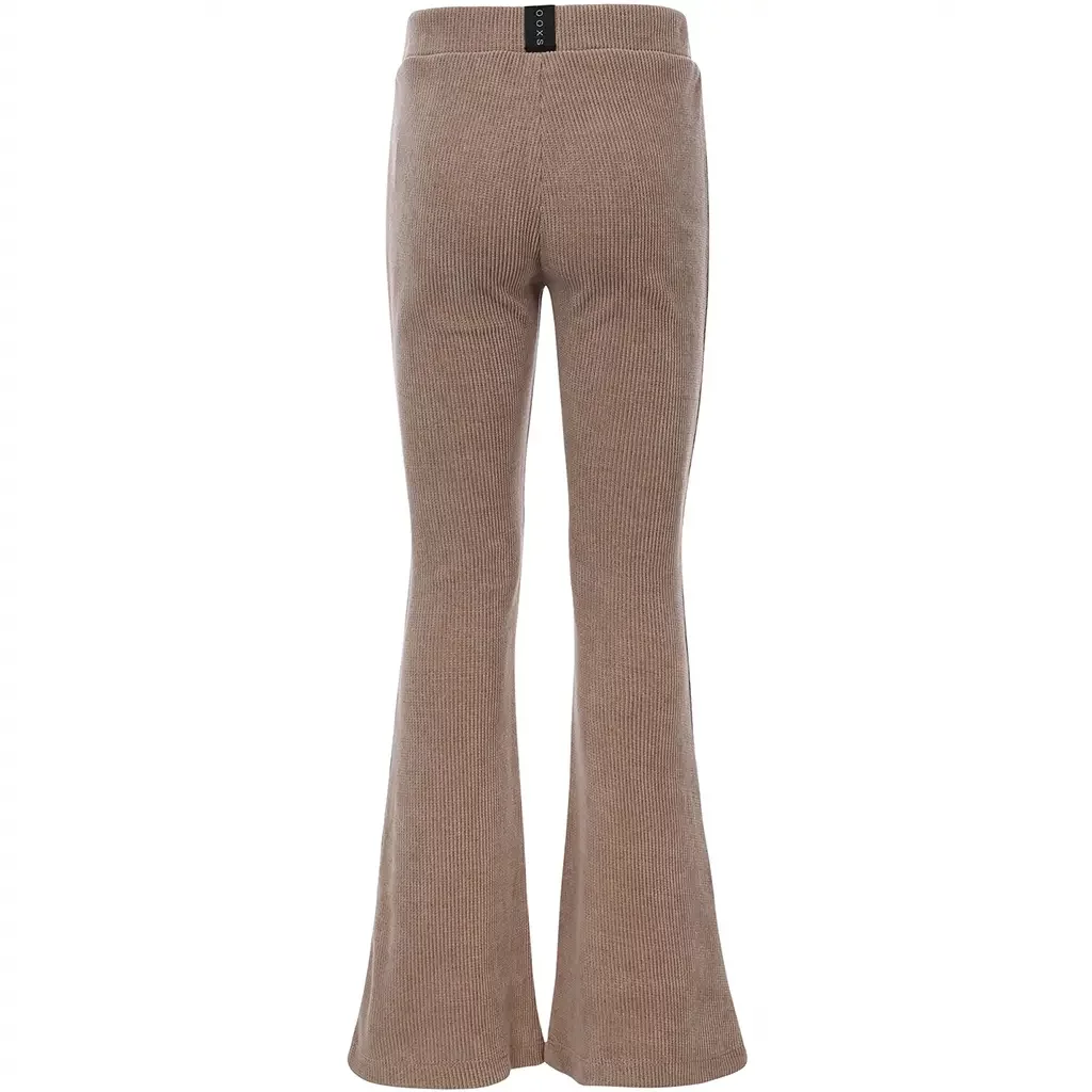 Broek flared (taupe grey)