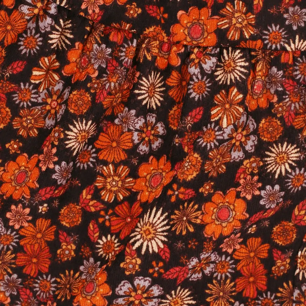 Rokje rib (retro floral)