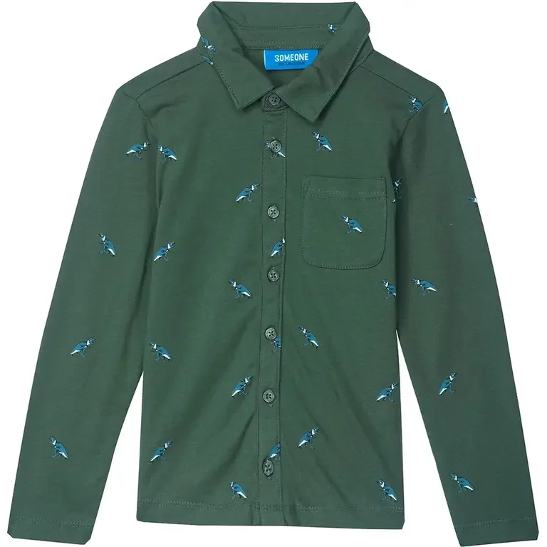 Overhemd Dinoso (dark khaki)