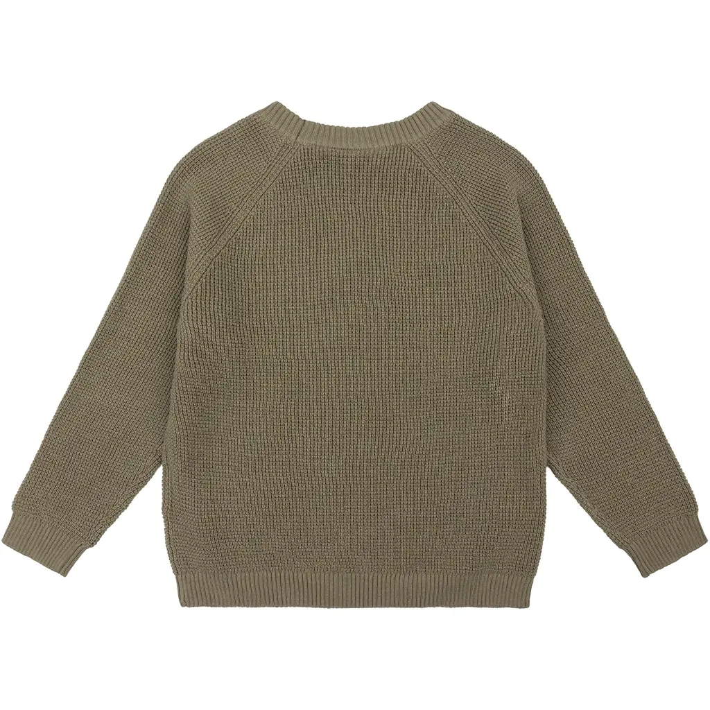 Gebreide trui (army green)