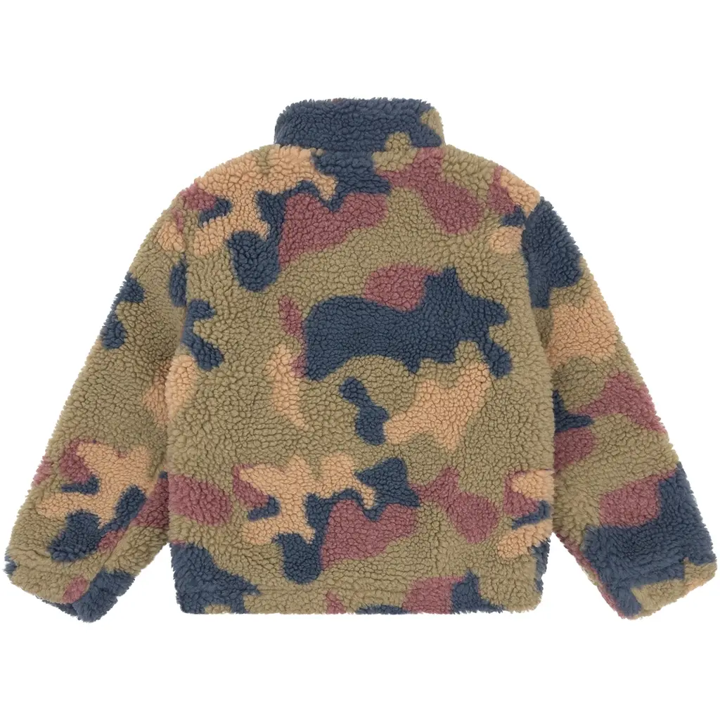 Bomberjacket teddy (army green)