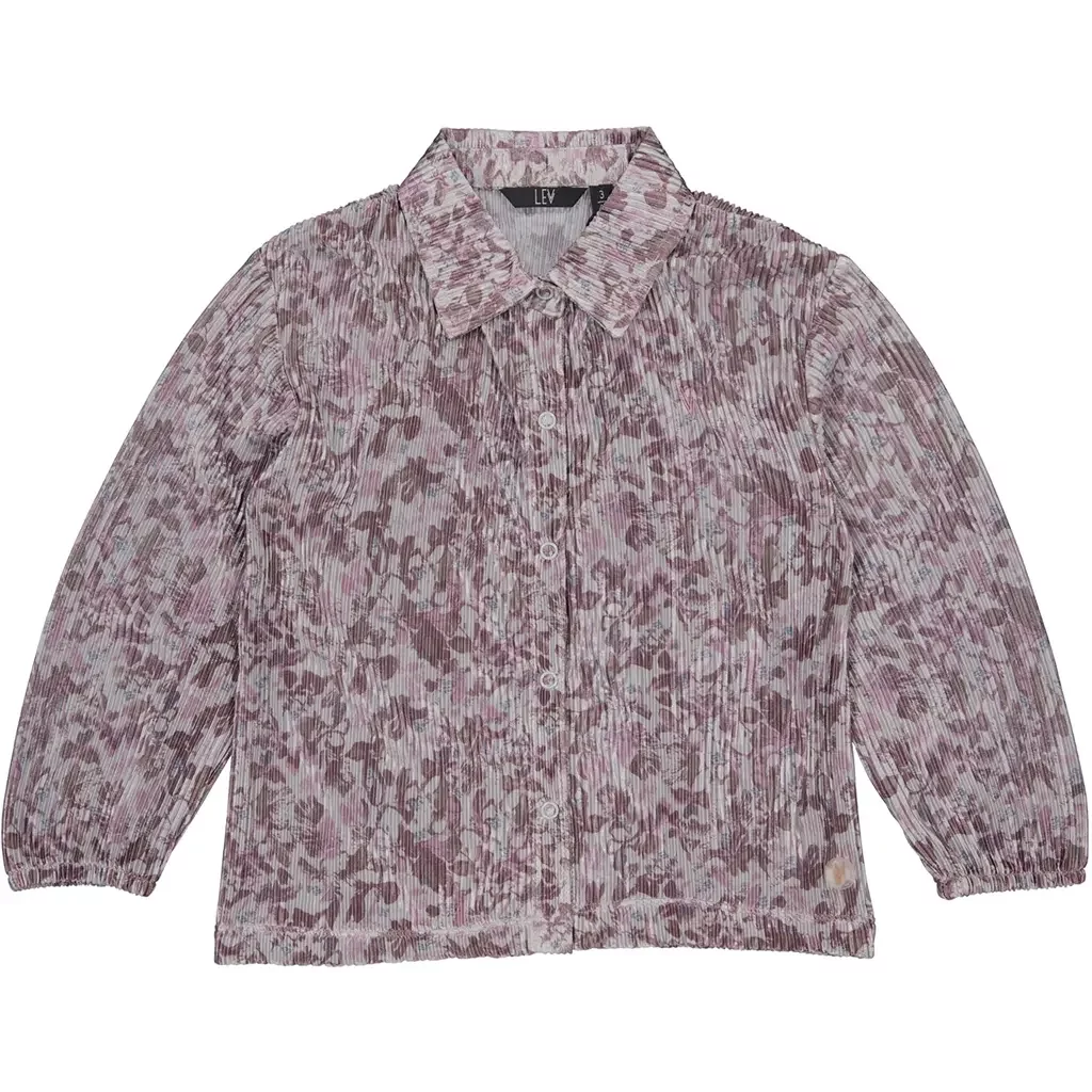 Blouse Pippi (aop soft grey flower)