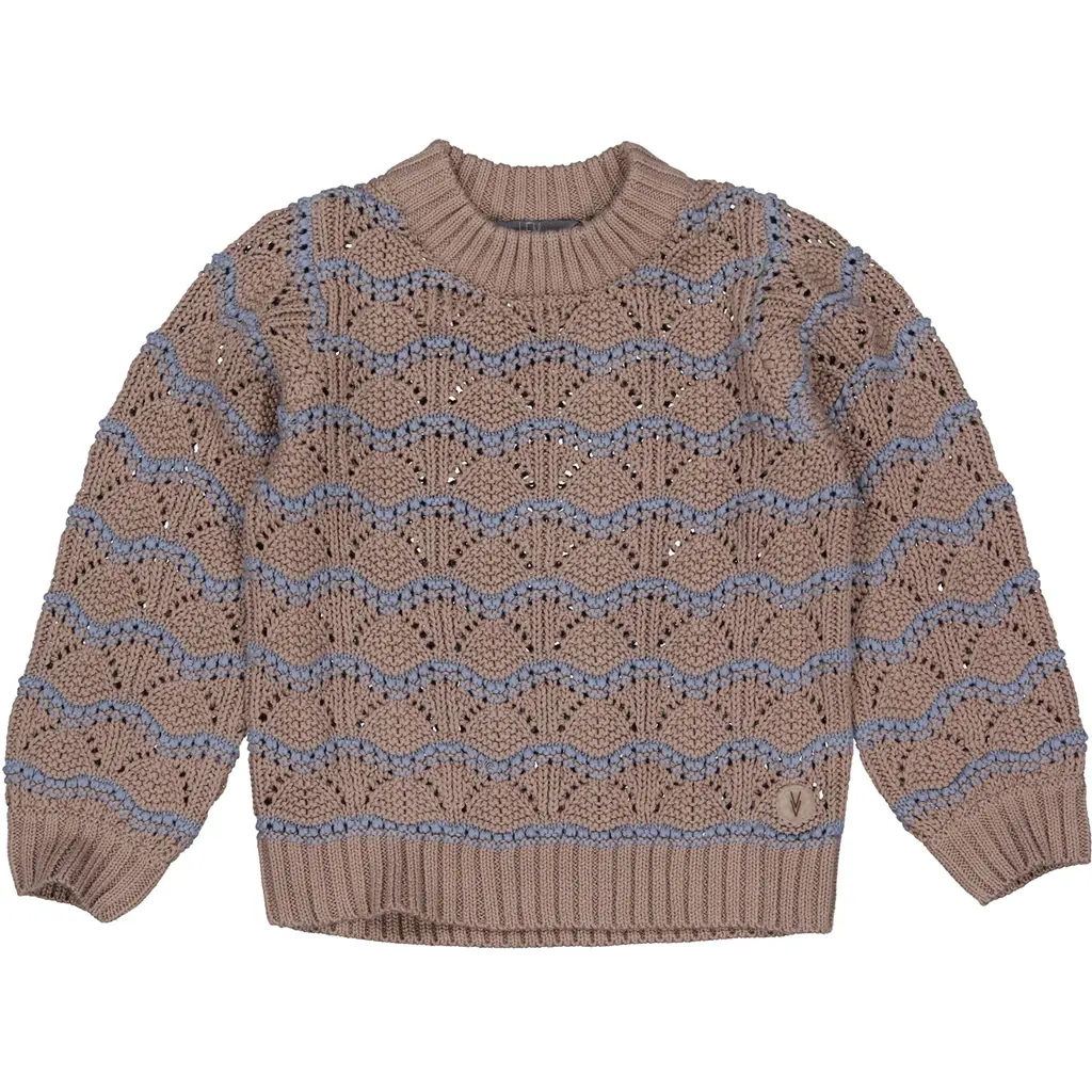 Gebreide trui Polly (dark taupe)