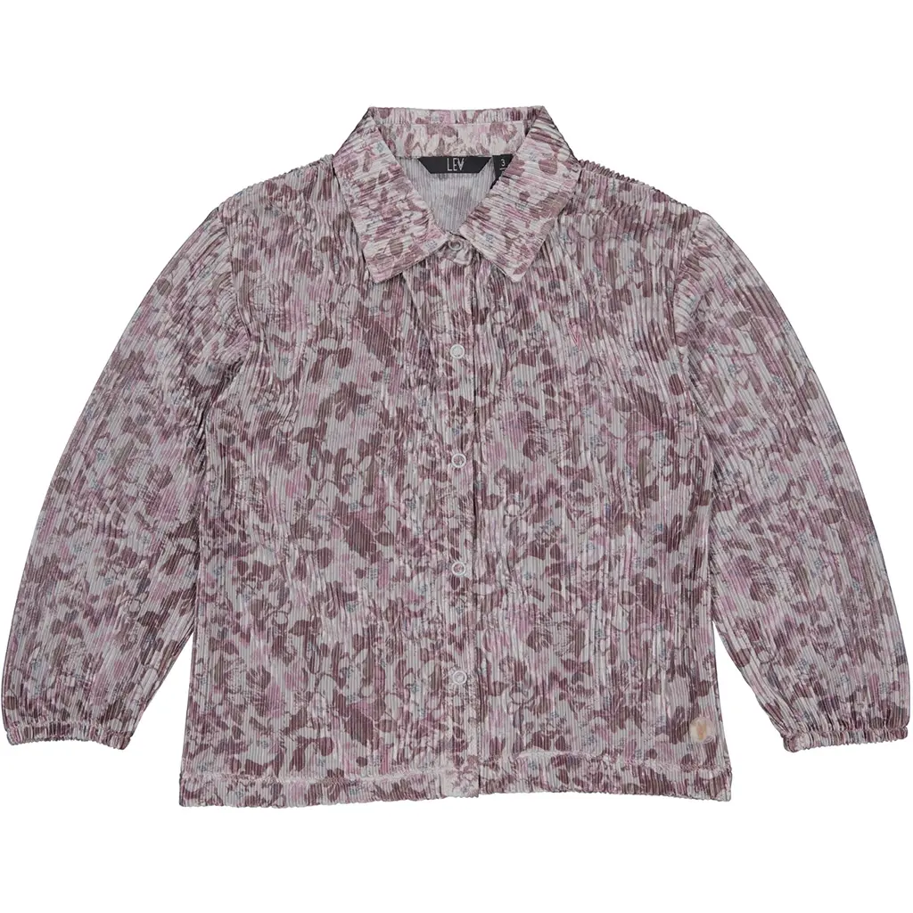 Blouse Pippi (aop soft grey flower)