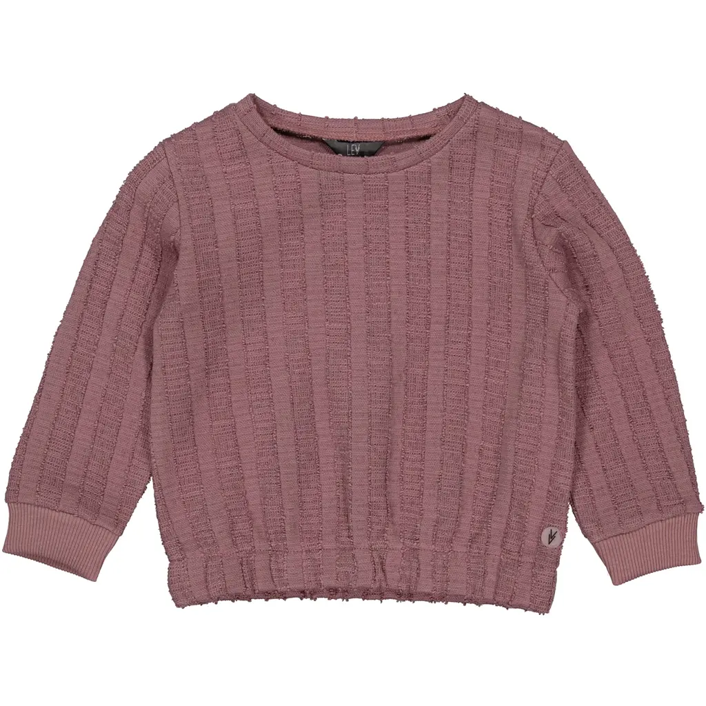 Trui Plien (dark mauve)